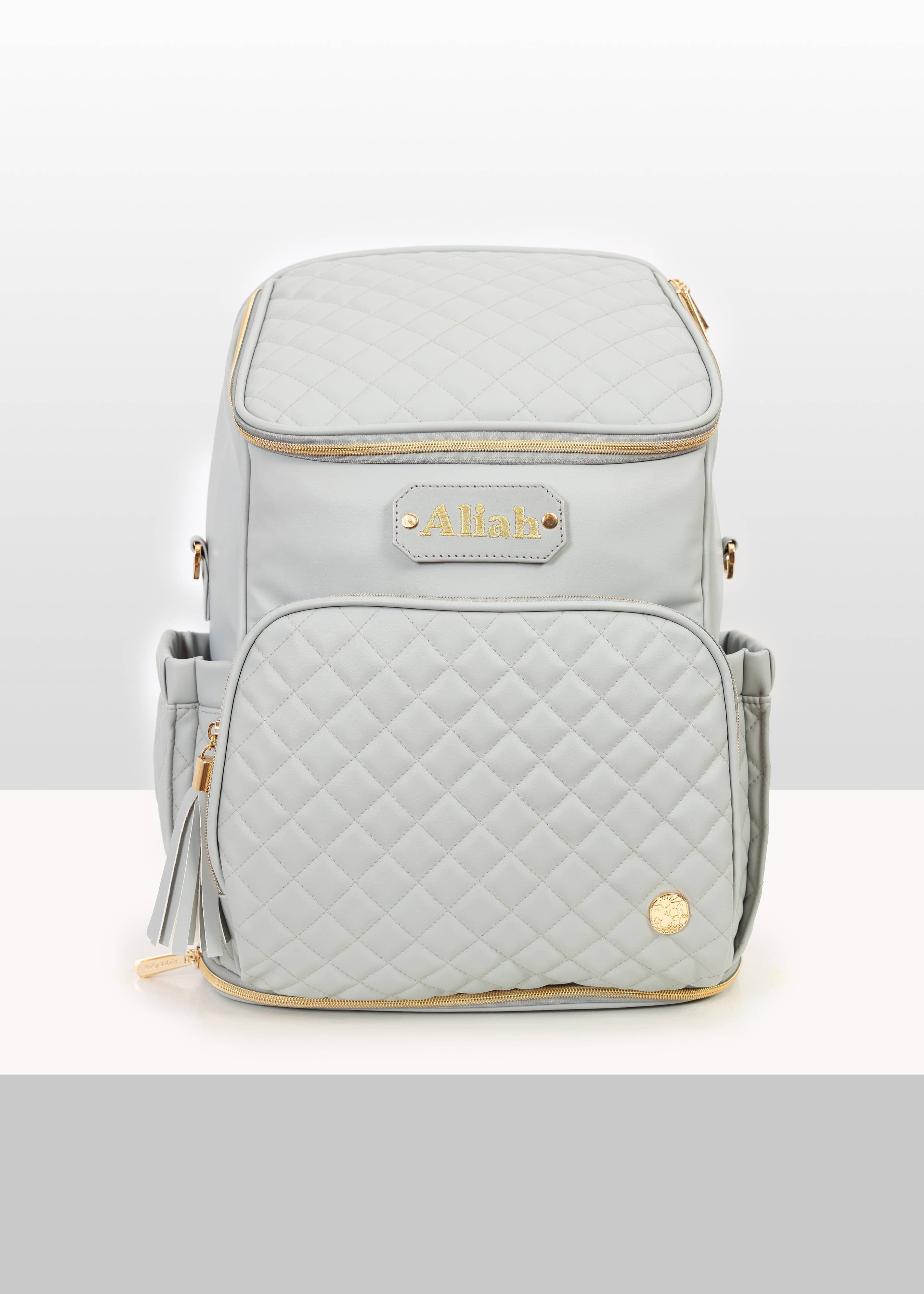 The Super Trooper Luxe Diaper Bag - Light Grey