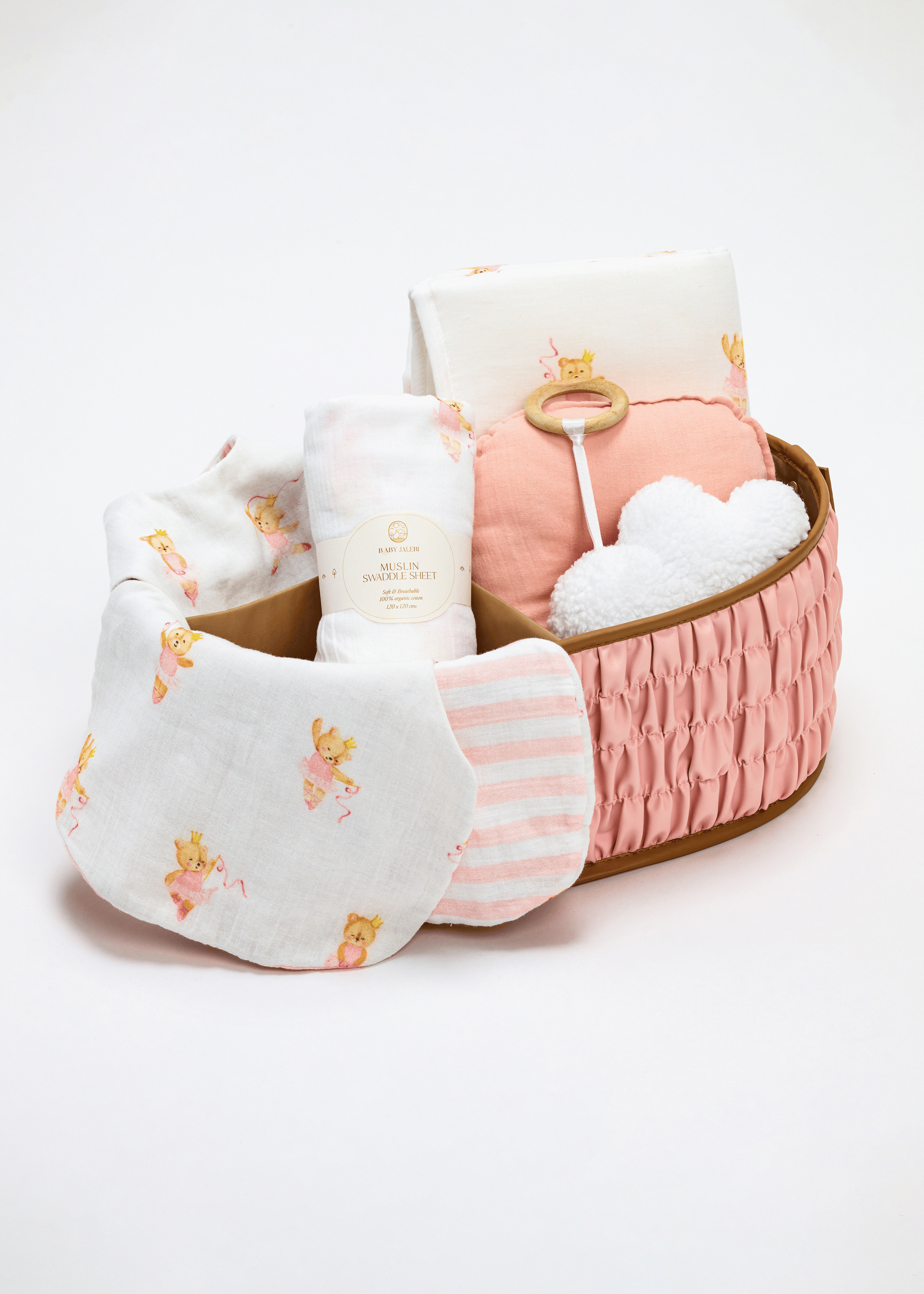 Diaper Caddy Gift Bundle - Pink