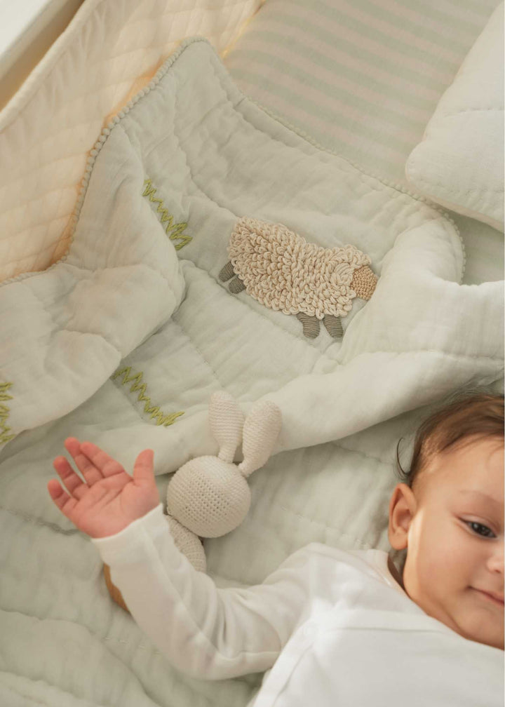 Counting Sheep Cot Bedding Set