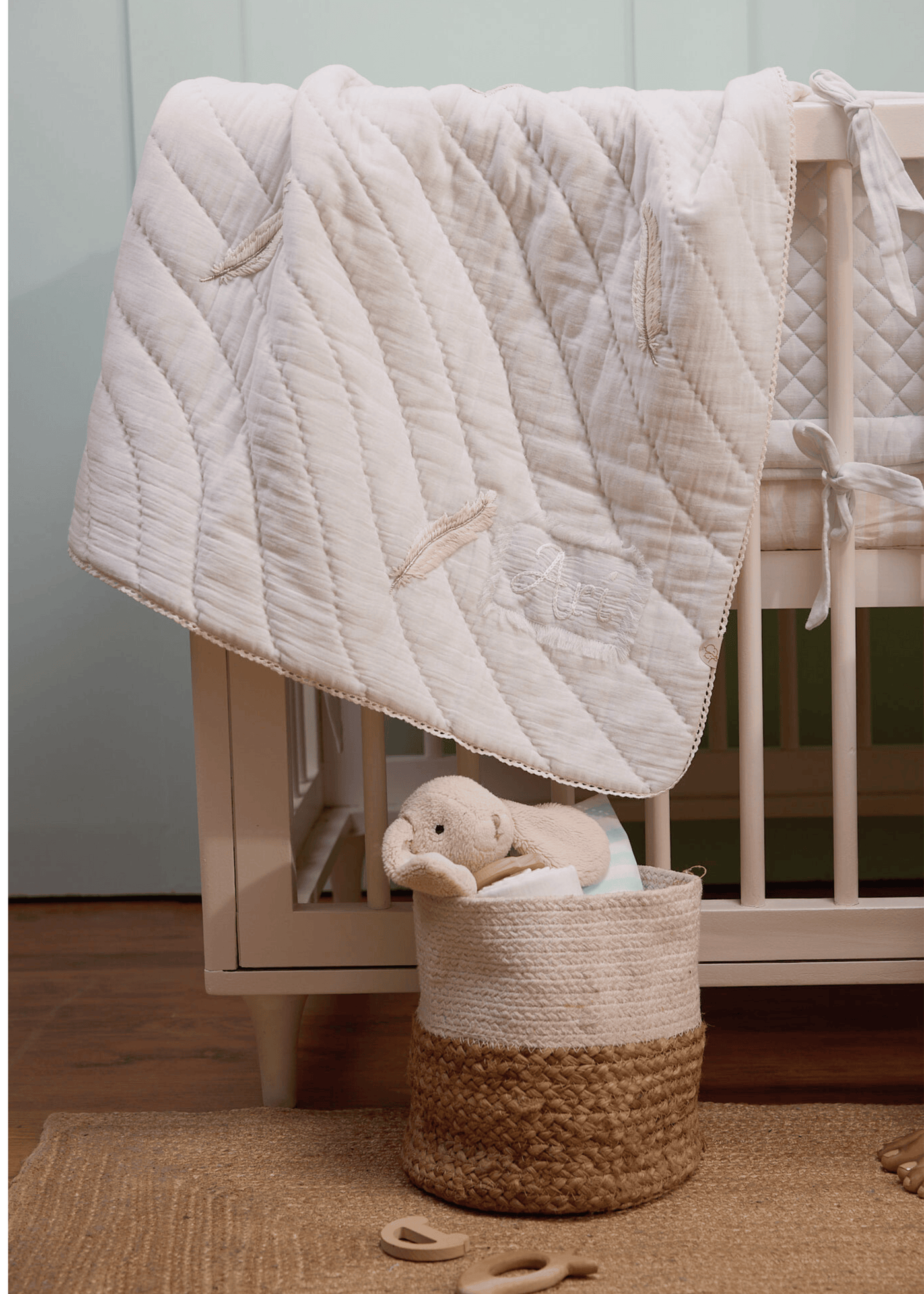 Whispering Plume Baby Blanket