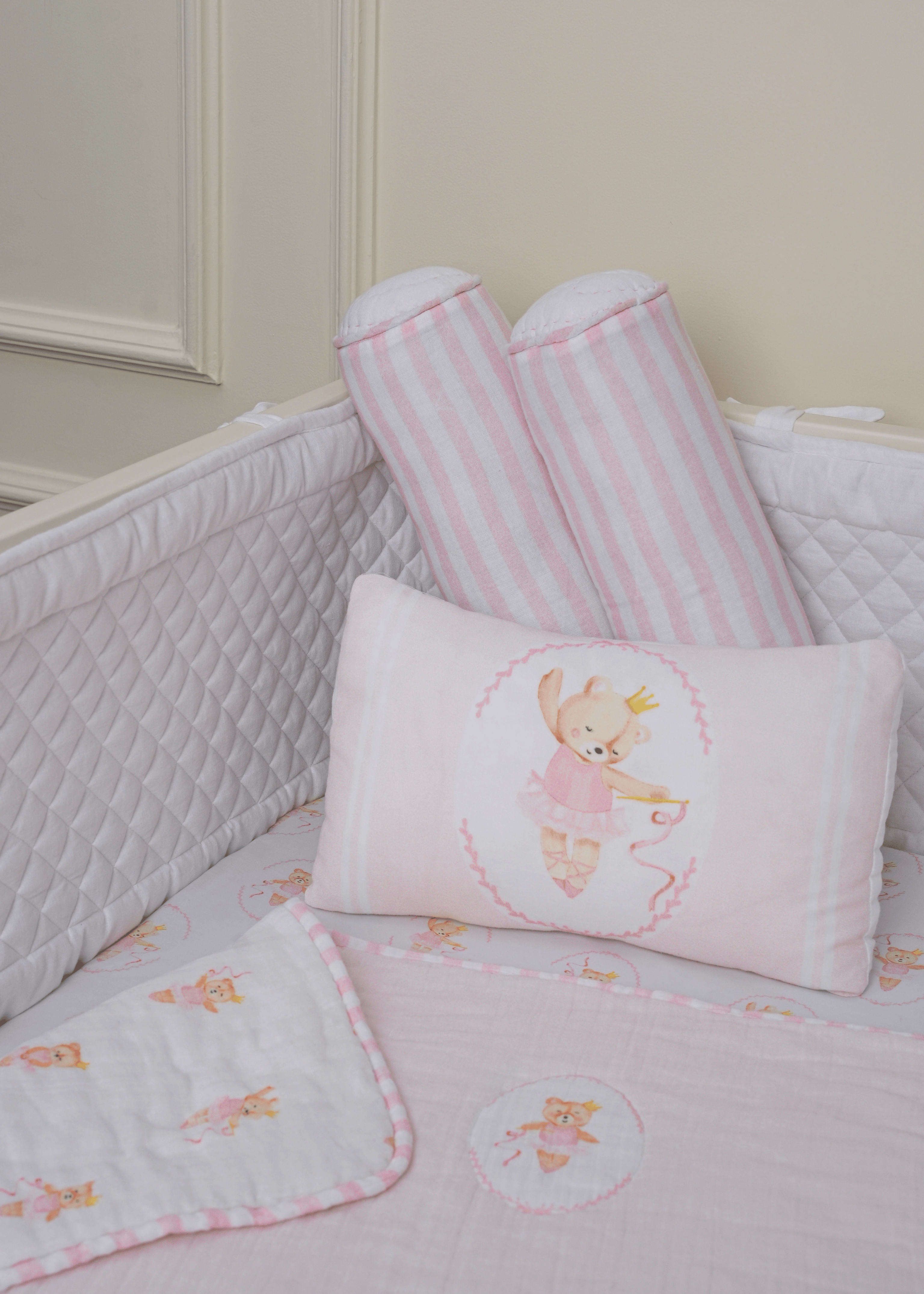 Prima Ballerina Bear Baby Pillow