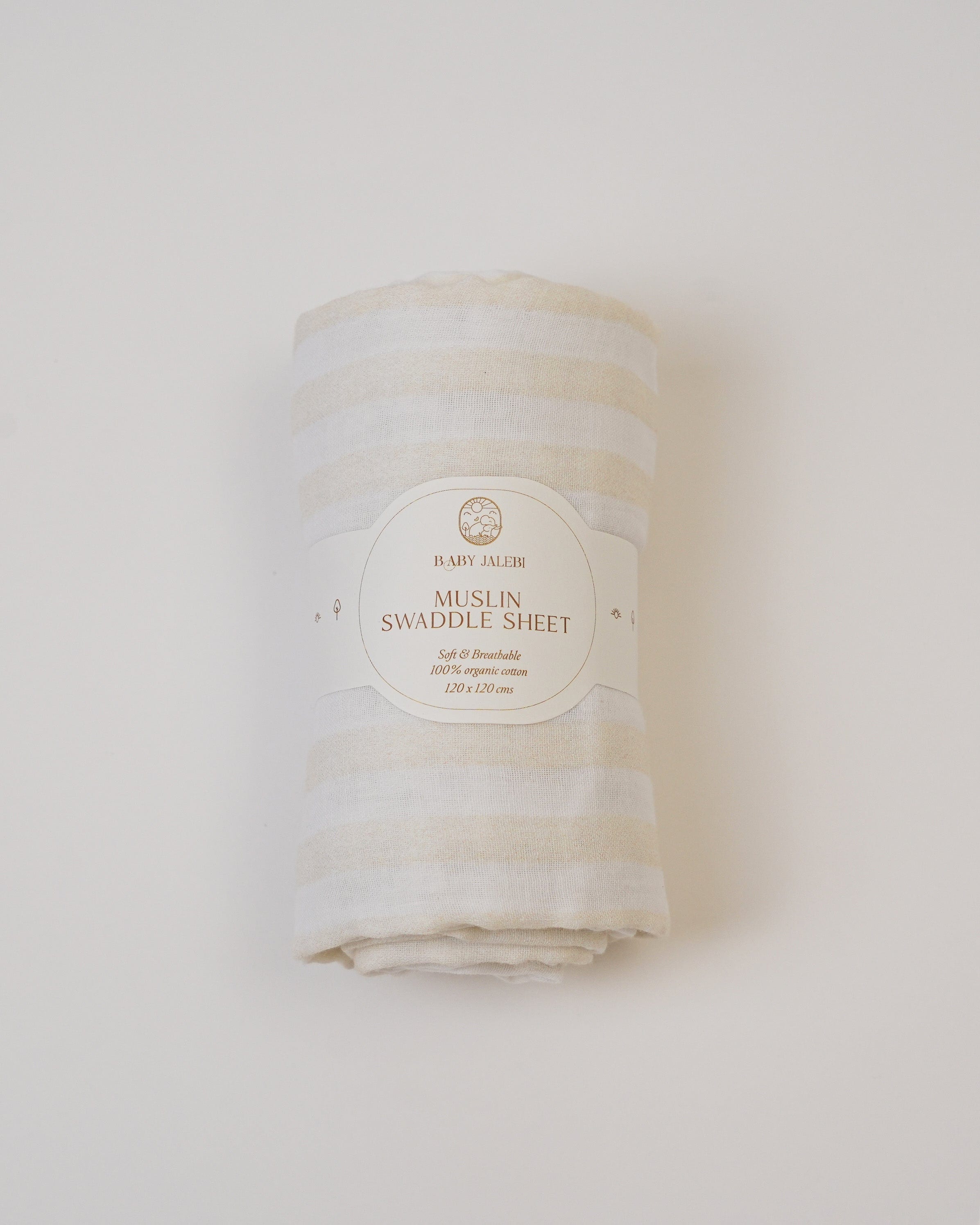 Up in The Clouds Organic Muslin Swaddle Set