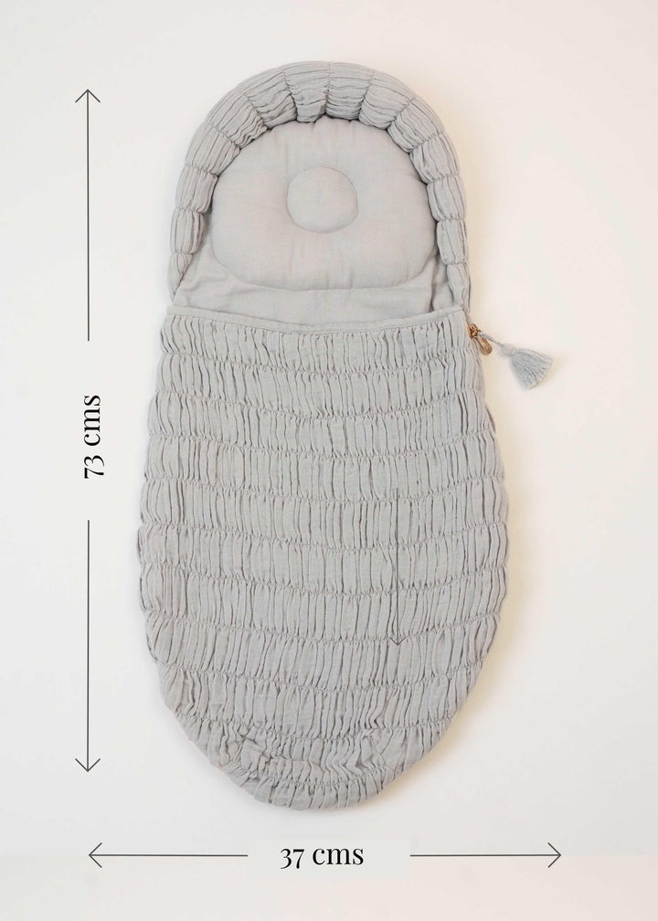 The Crescent Sleeping Bag Blue Grey