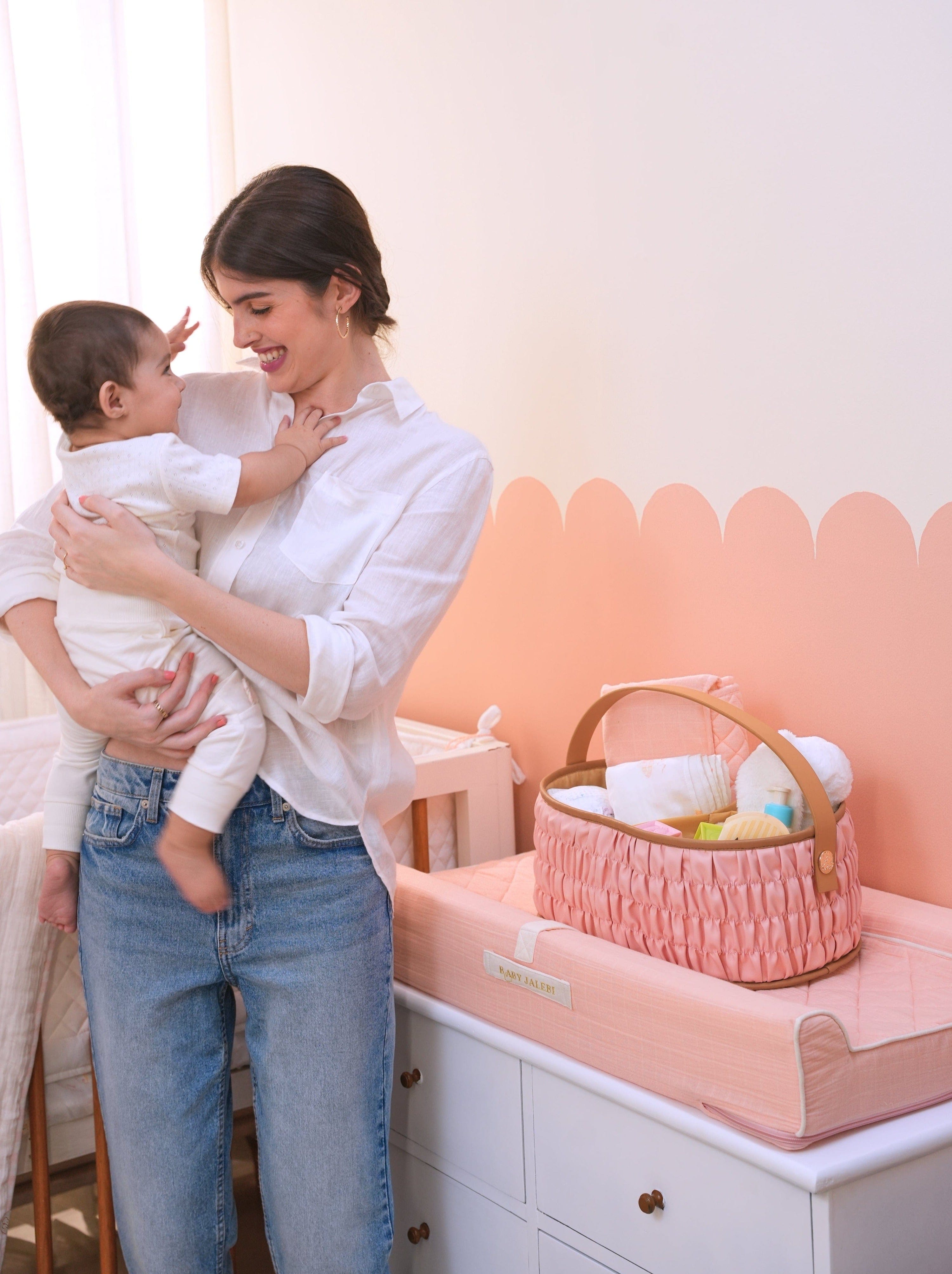 The Dune Diaper Caddy - Pink